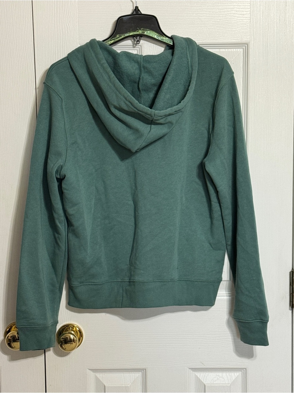 SO Green Zip-Up Hoodie with Drawstrings - Picture 2 of 5